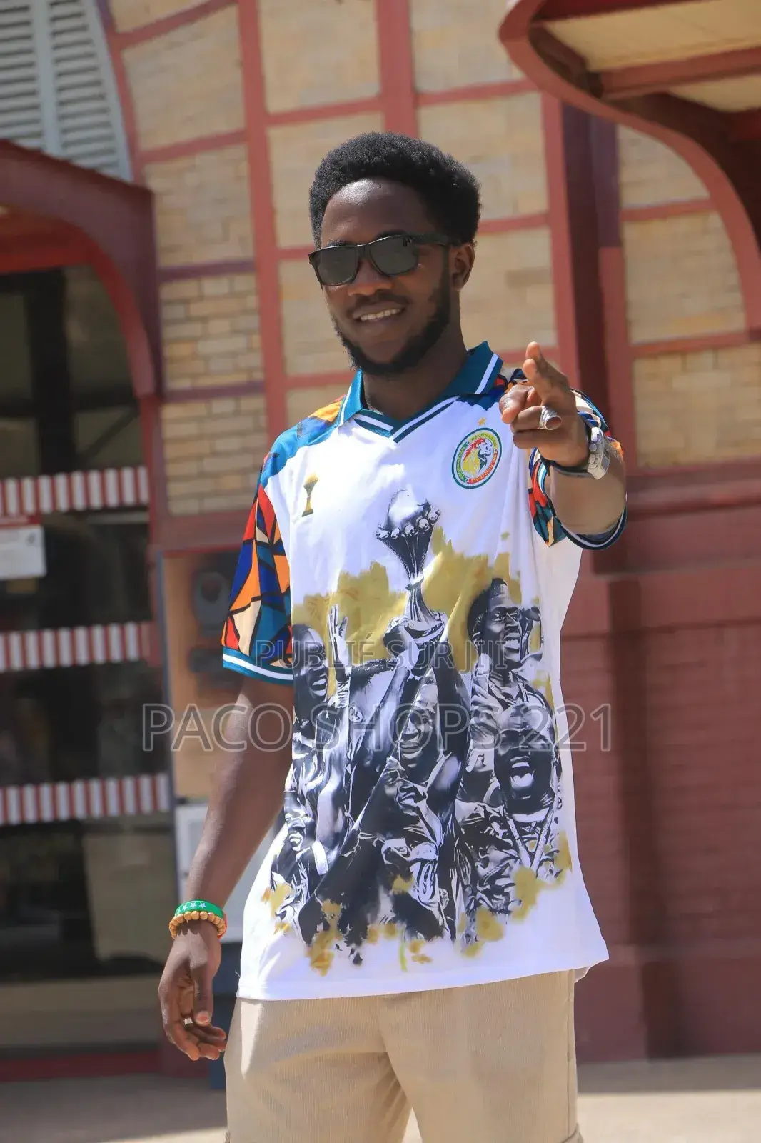 Maillot Coupe Du Monde “Senegal 2 Étoiles”