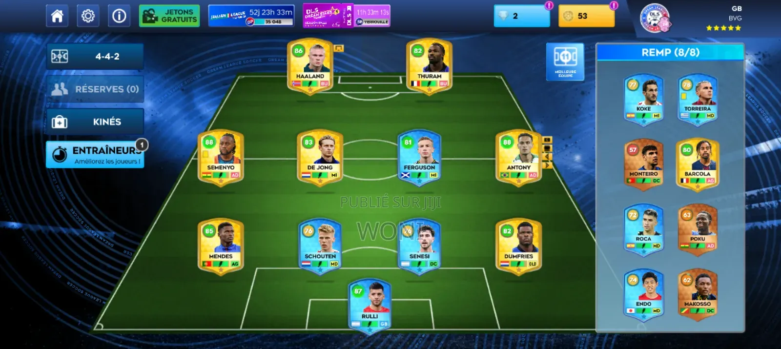 Vente De Compte DLS 26 Disponible Dès Maintenant