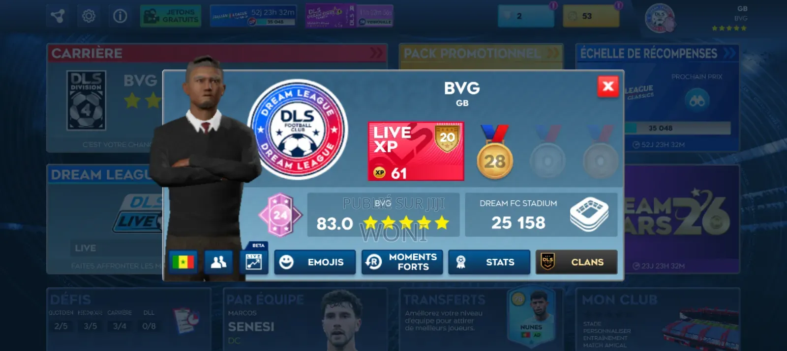Vente De Compte DLS 26 Disponible Dès Maintenant