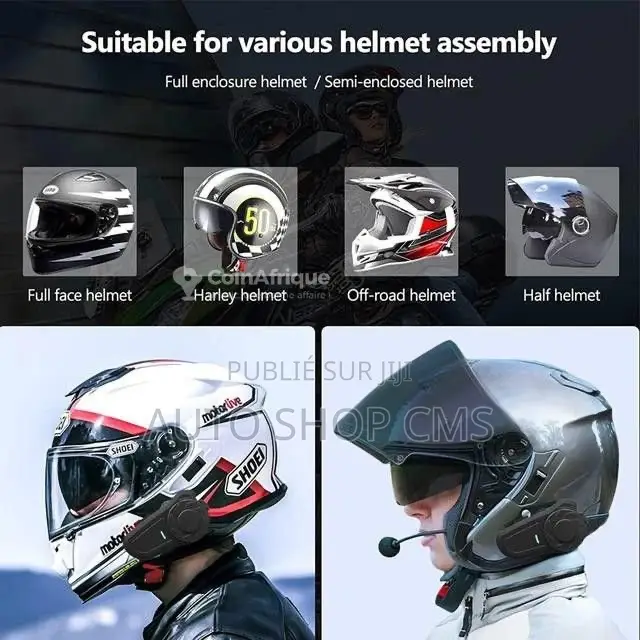 Kit Bluetooth Pour Casque Moto
