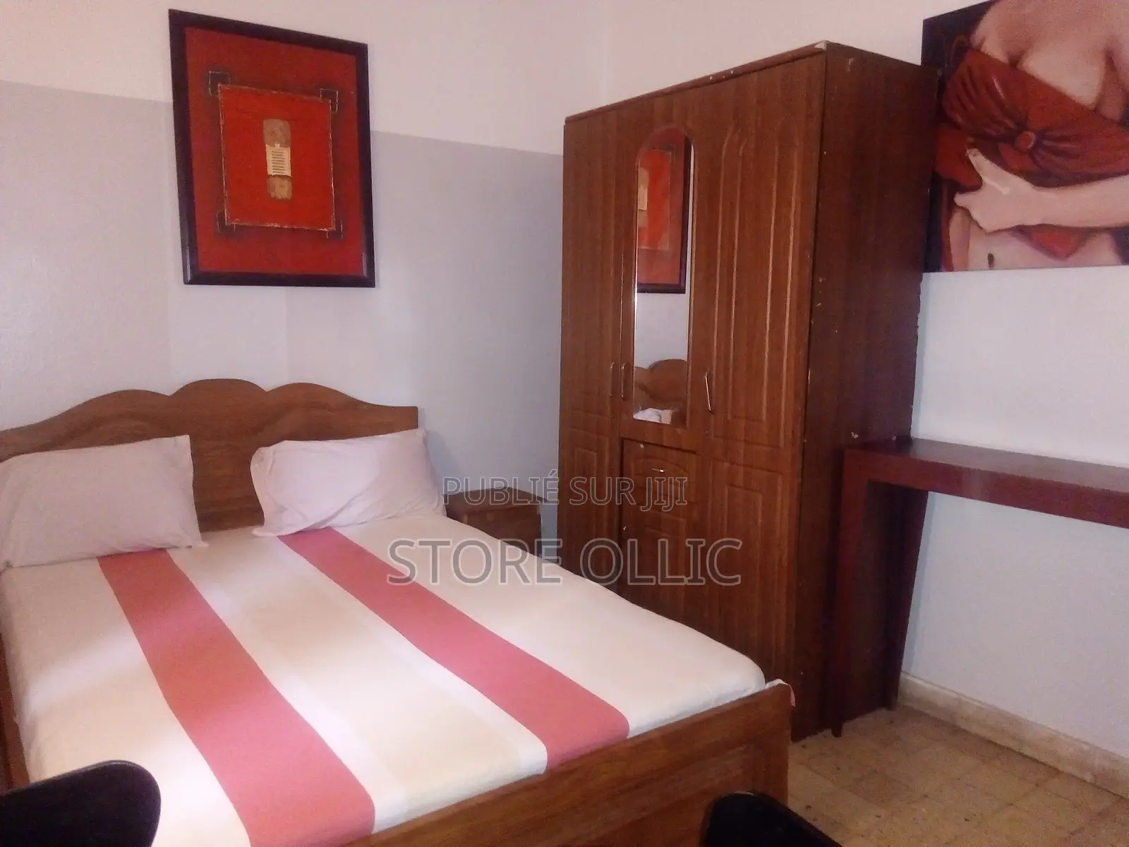 Meublé 1chbre Chambre et salon dans Mermoz Sacré-Cœur à Louer