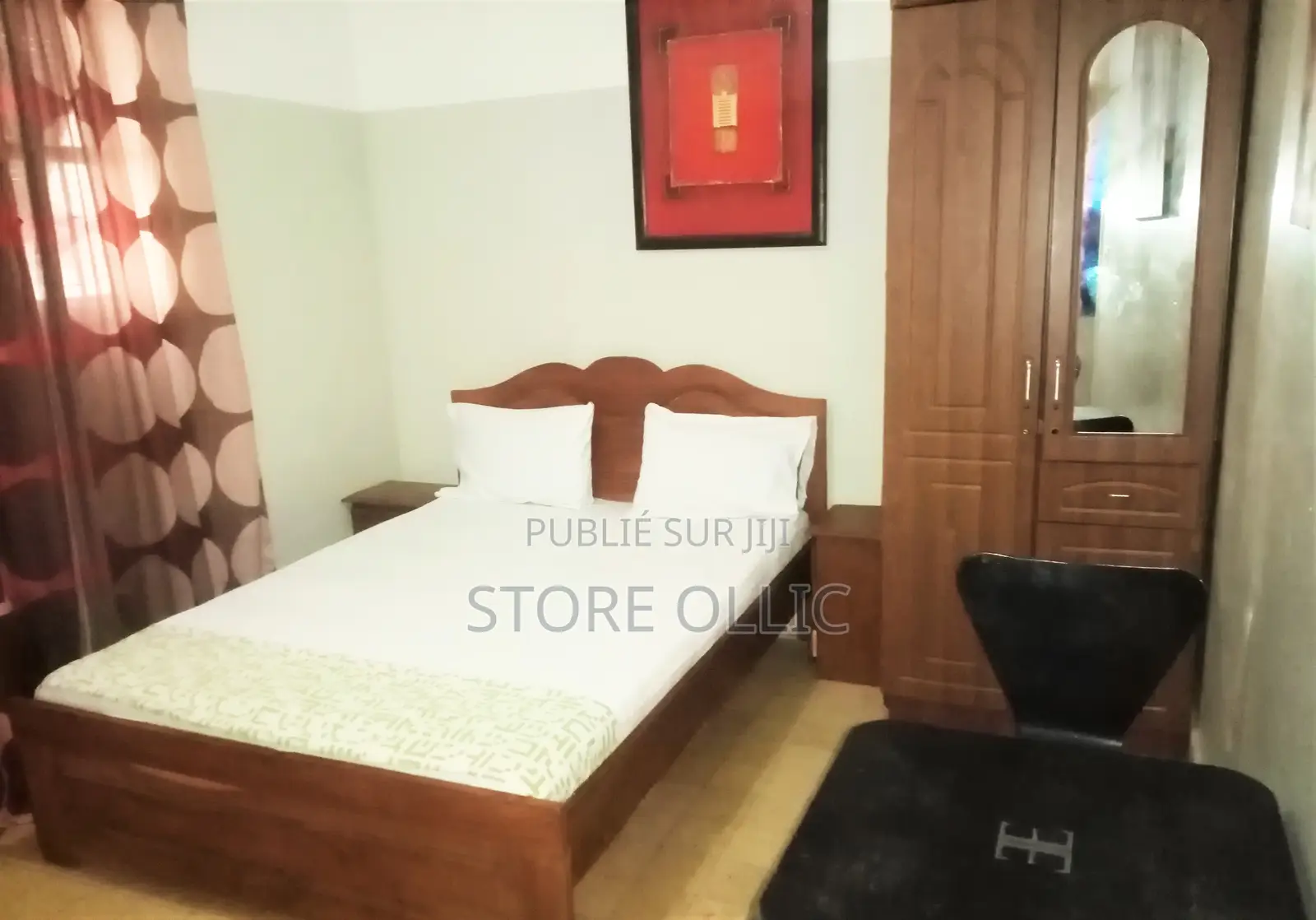 Meublé 1chbre Chambre et salon dans Mermoz Sacré-Cœur à Louer