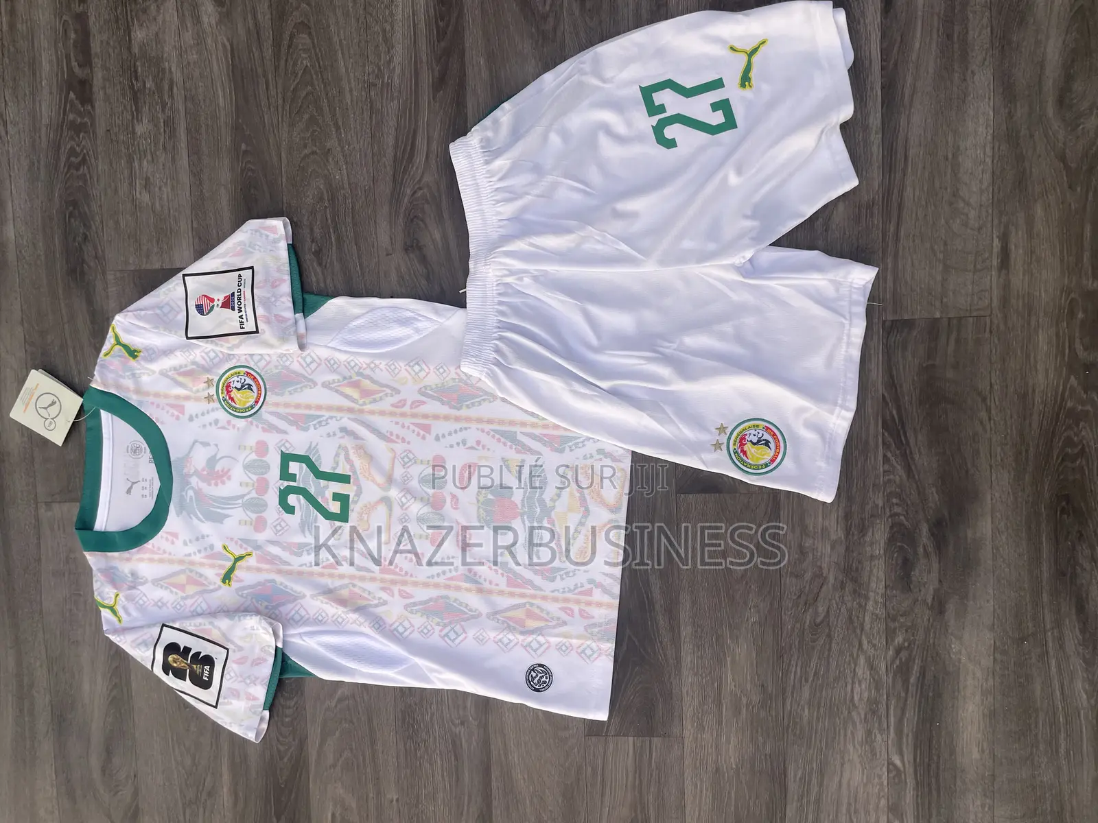 Maillots Sénégal Coupe Du Monde Pour Enfants