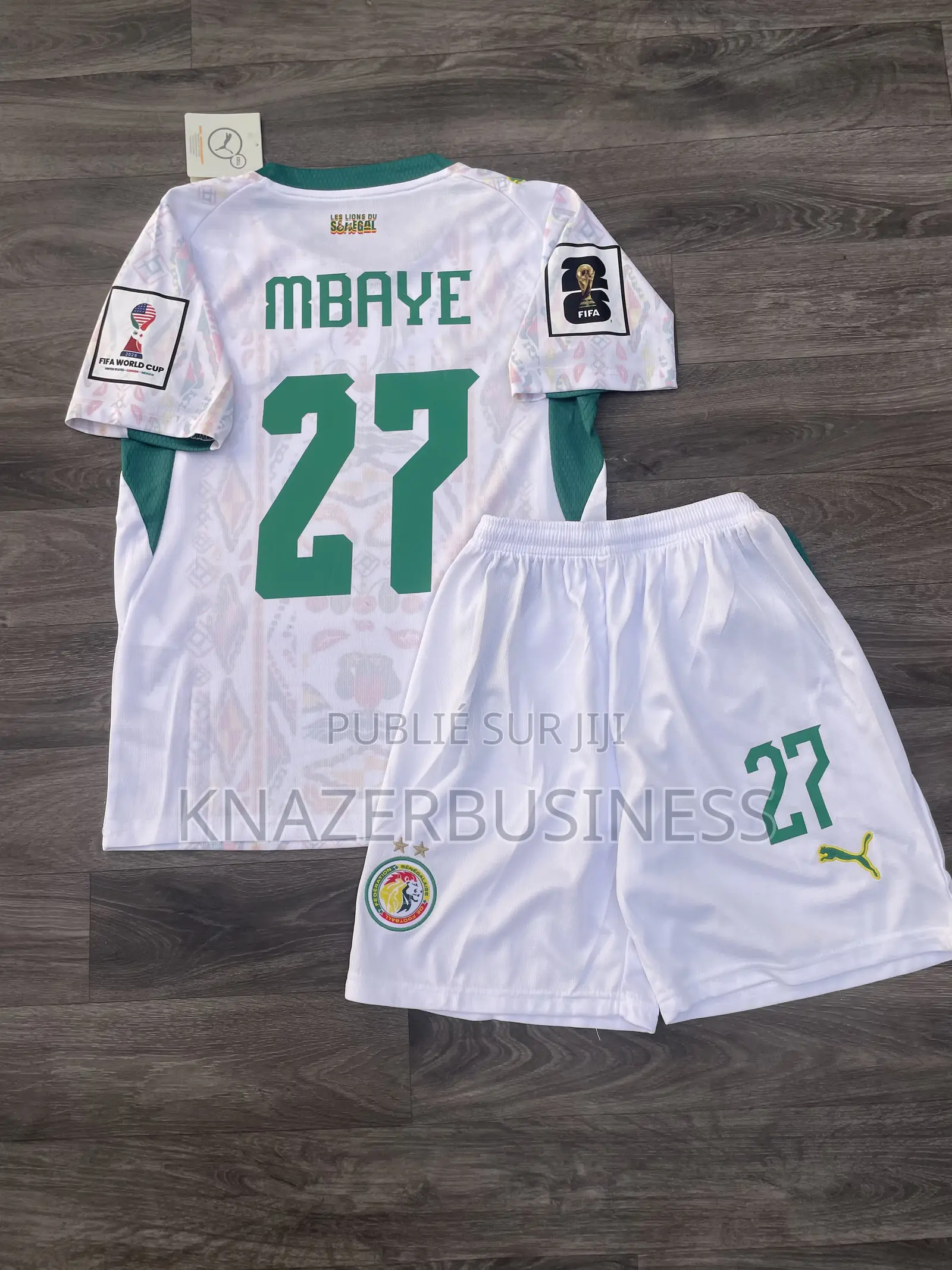 Maillots Sénégal Coupe Du Monde Pour Enfants