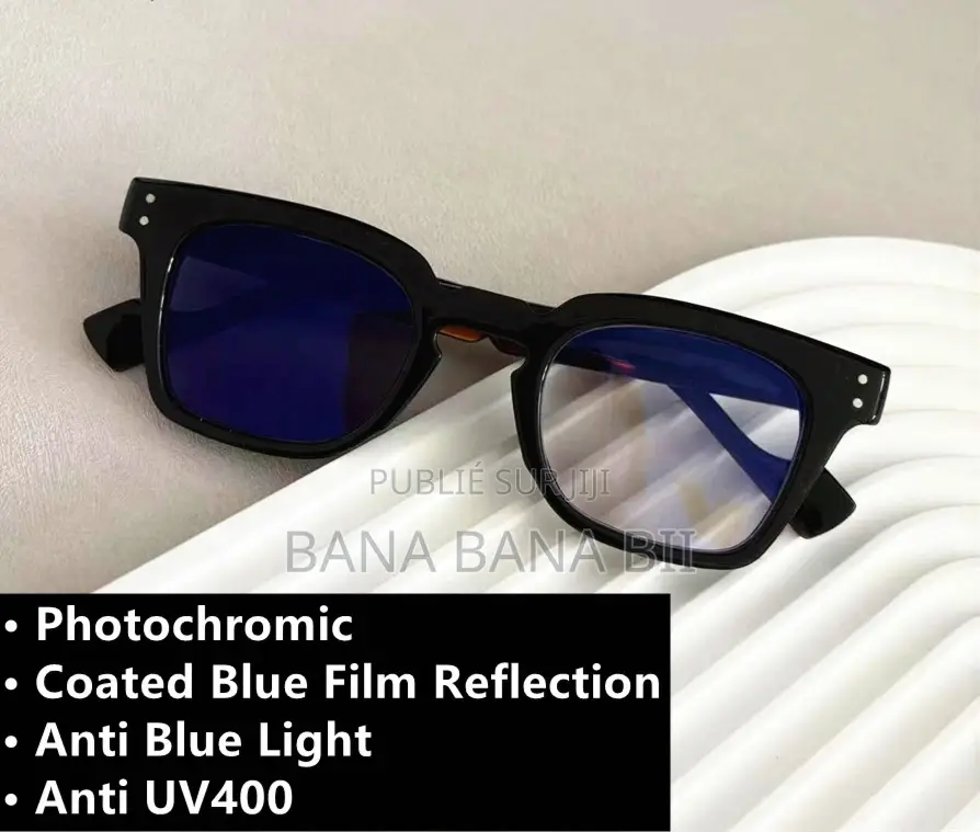 Lunette Photochromique Bleue Anti-Lumière Bleue Et Uv400