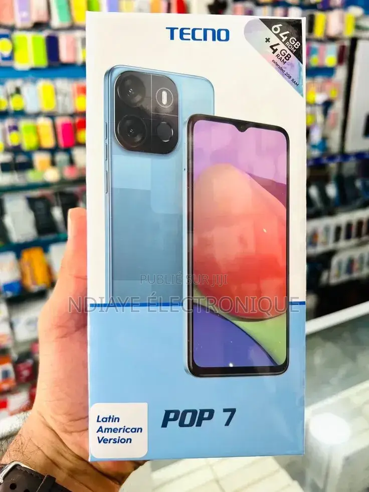 Tecno Pop 7 64 GB Bleu