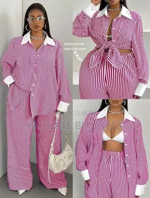 Blazer Et Pantalon Large