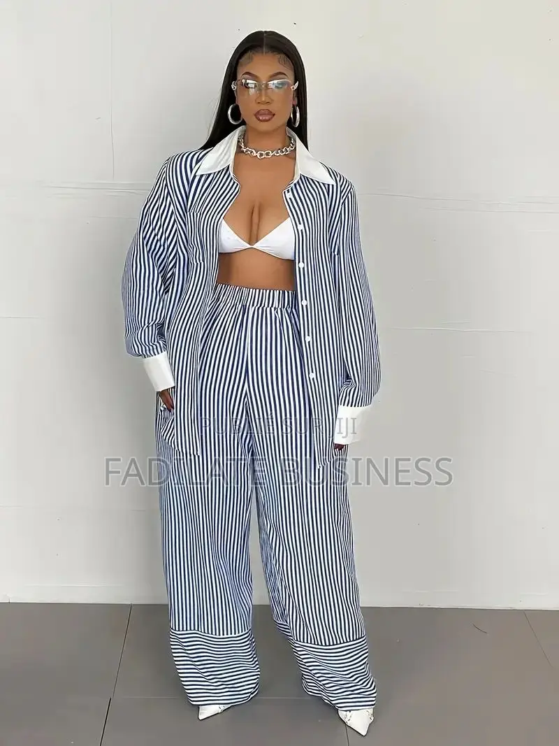 Blazer Et Pantalon Large
