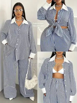 Blazer Et Pantalon Large
