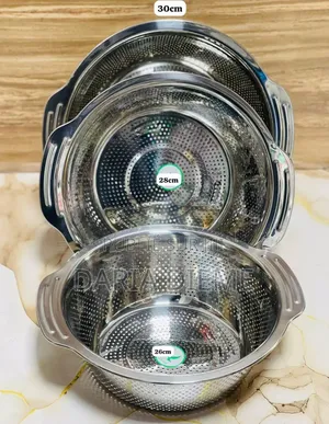 Ensemble 3 PCS Passoir en Inox