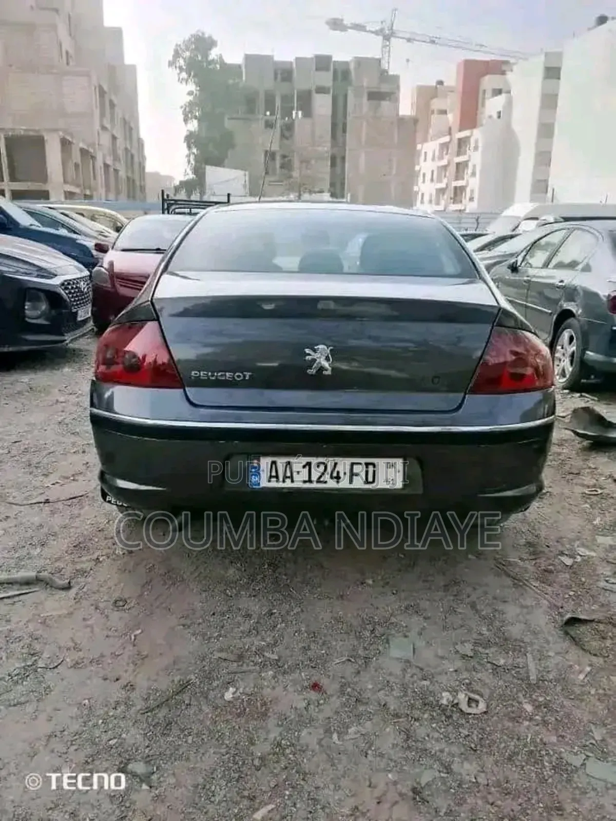 Peugeot 407 2008 Gris