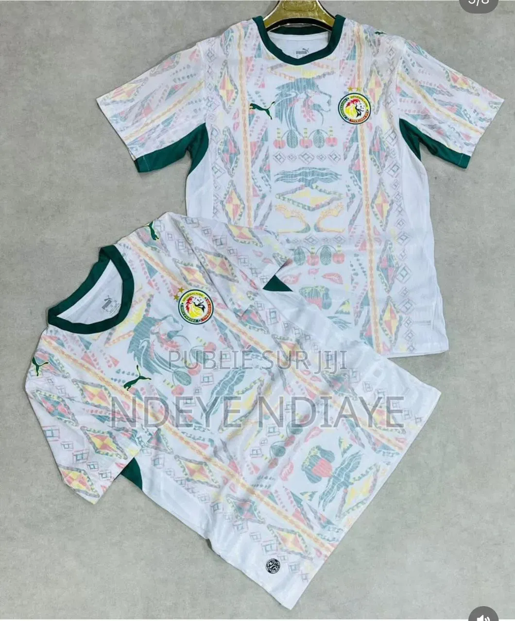 Maillot Senegal Blanc