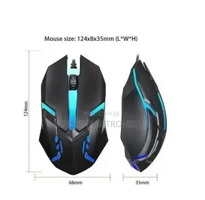 Souris Filaire À Led Colorées- Souris Gamer Avec Rétroéclairage