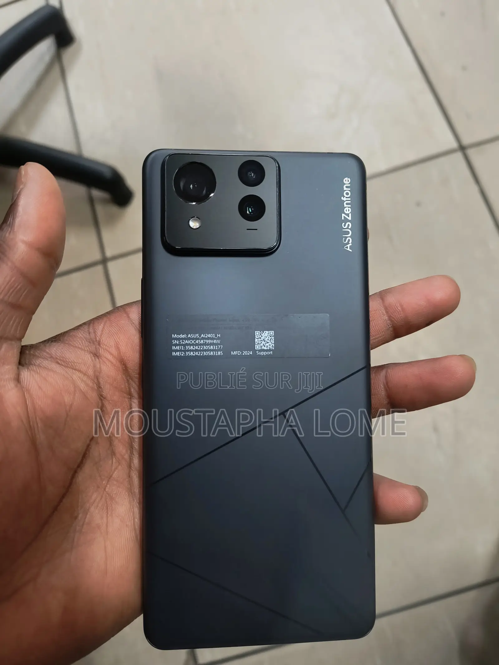 Nouveau Asus Zenfone 11 Ultra 512 GB Noir