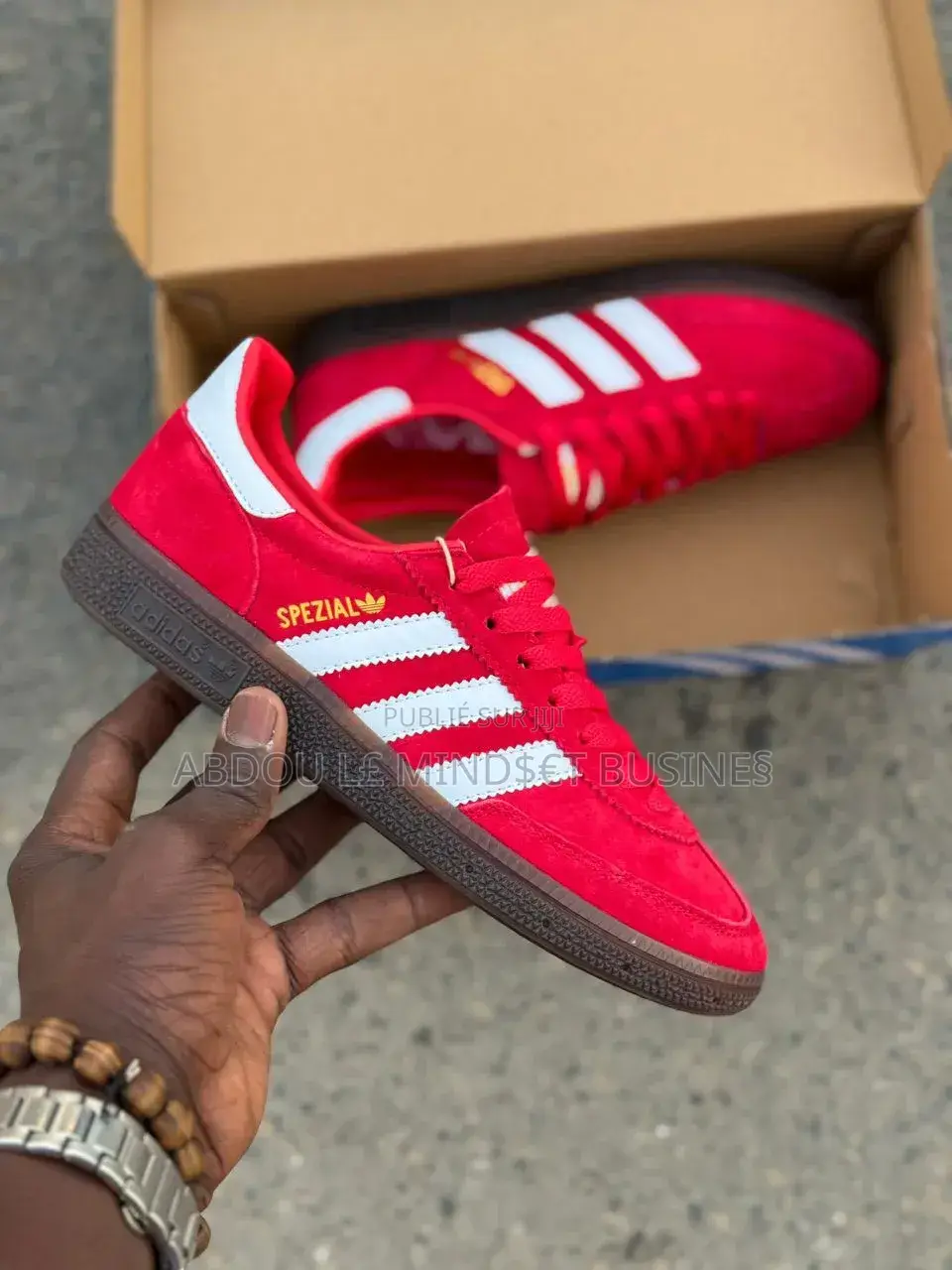 Adidas Spezial Rouge-Blanc Disponible