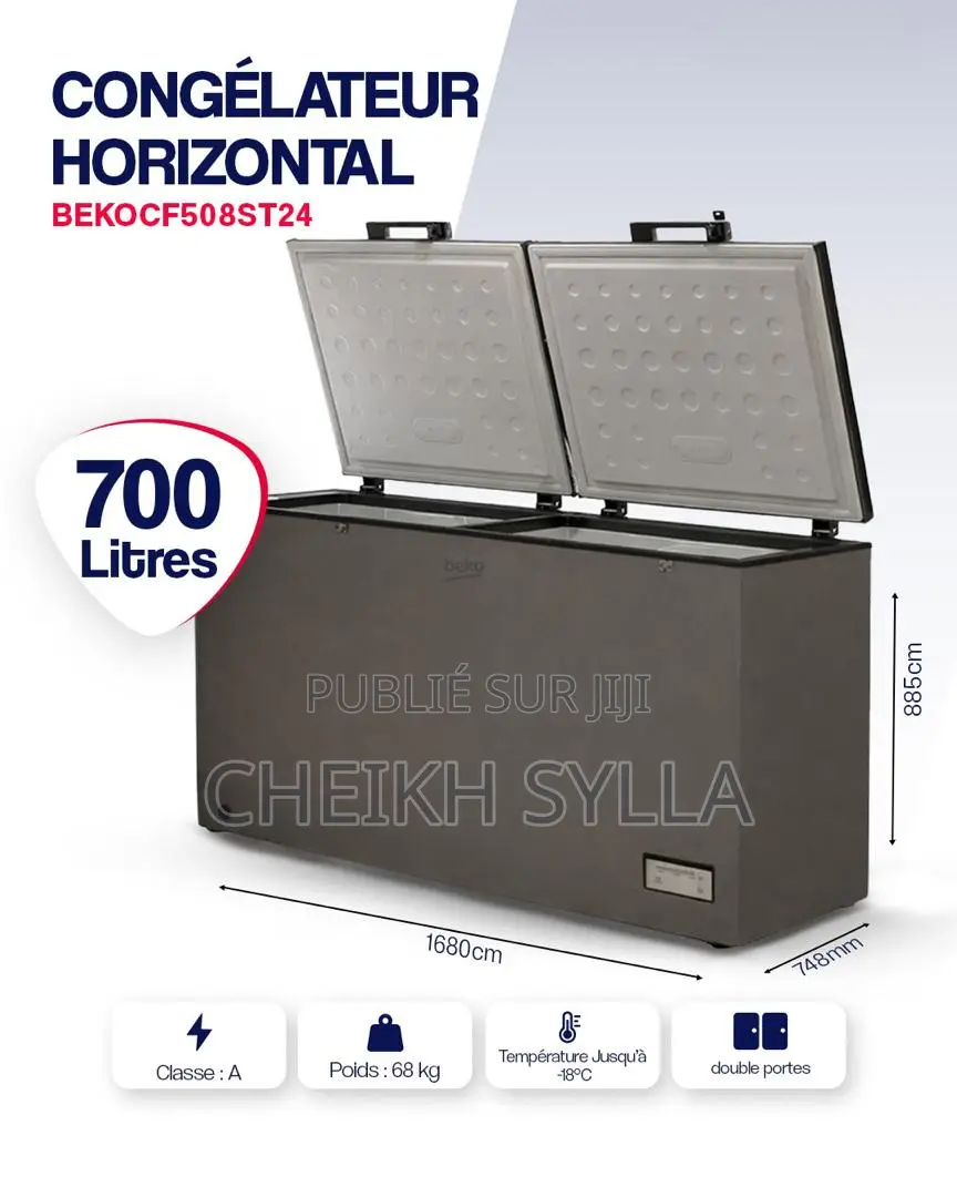 Congélateur Beko 700l