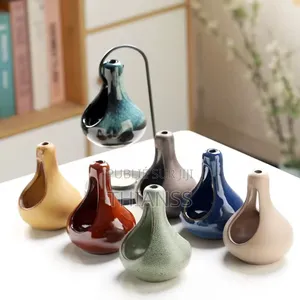 Brûleur À Cire en Céramique Noire De Luxe Brûleur À Huile Essentielle