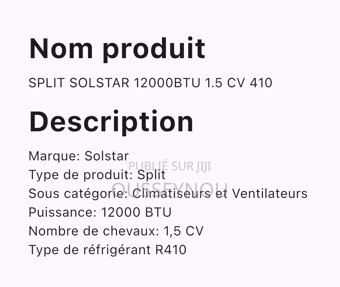 Climatiseur