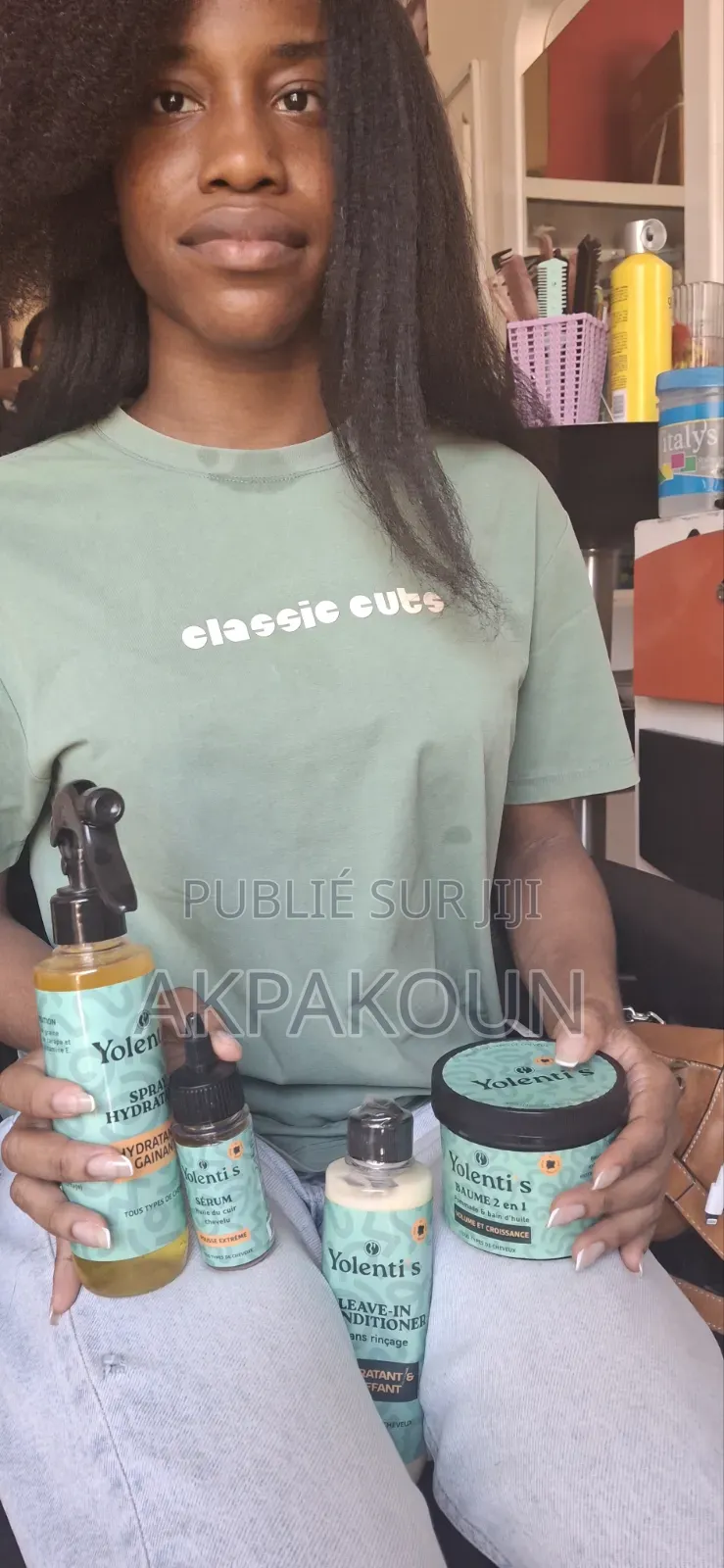 Yolanti's Pour Vos Routine Cappillaire. Disponible a Afrikan Beauty +