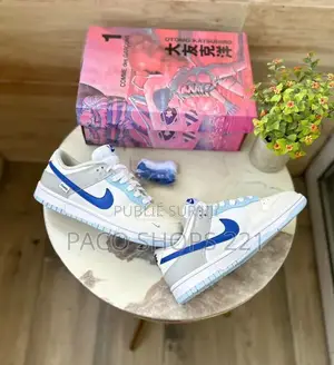 Nike Dunk Low Ivory Hyper Royal Gs