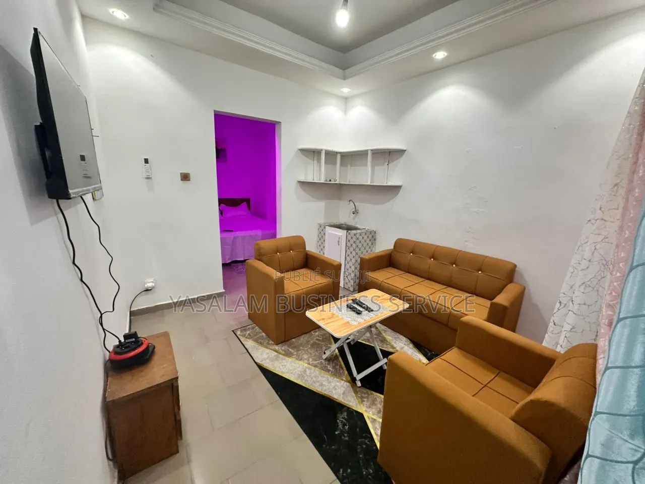 Meublé 1chbre Studio dans Yasalam Business, Mermoz Sacré-Cœur à Louer