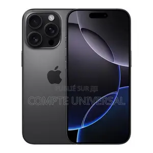 Apple iPhone 16 Pro Max 256 GB Noir