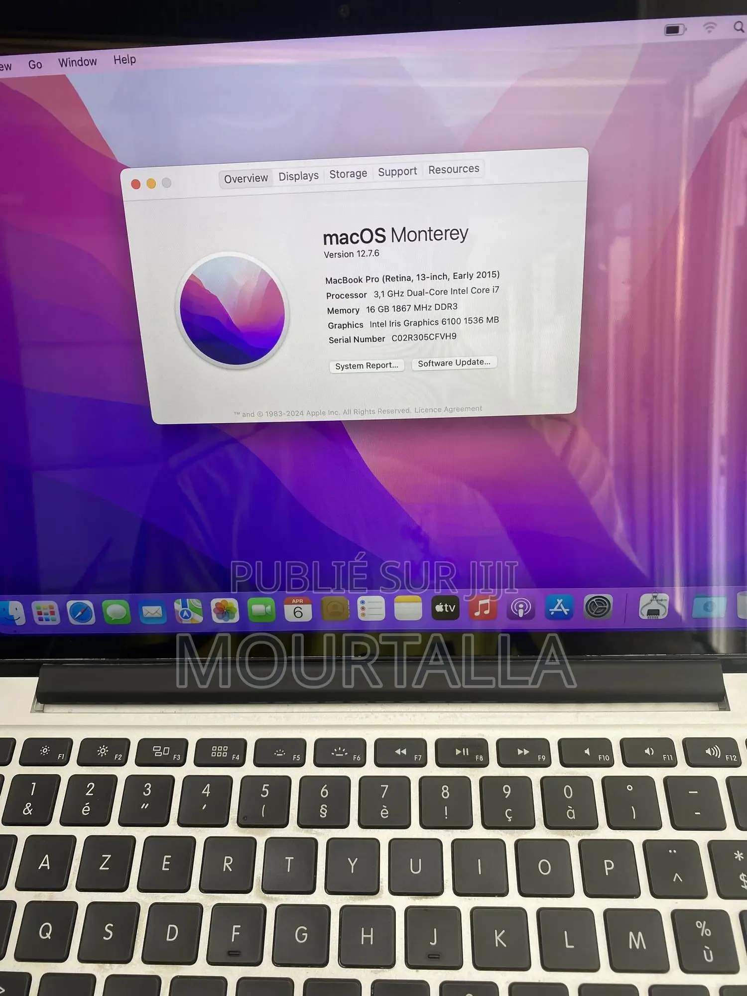 Nouveau Apple MacBook 2015 16GB Intel Core i7 SSD 512GB