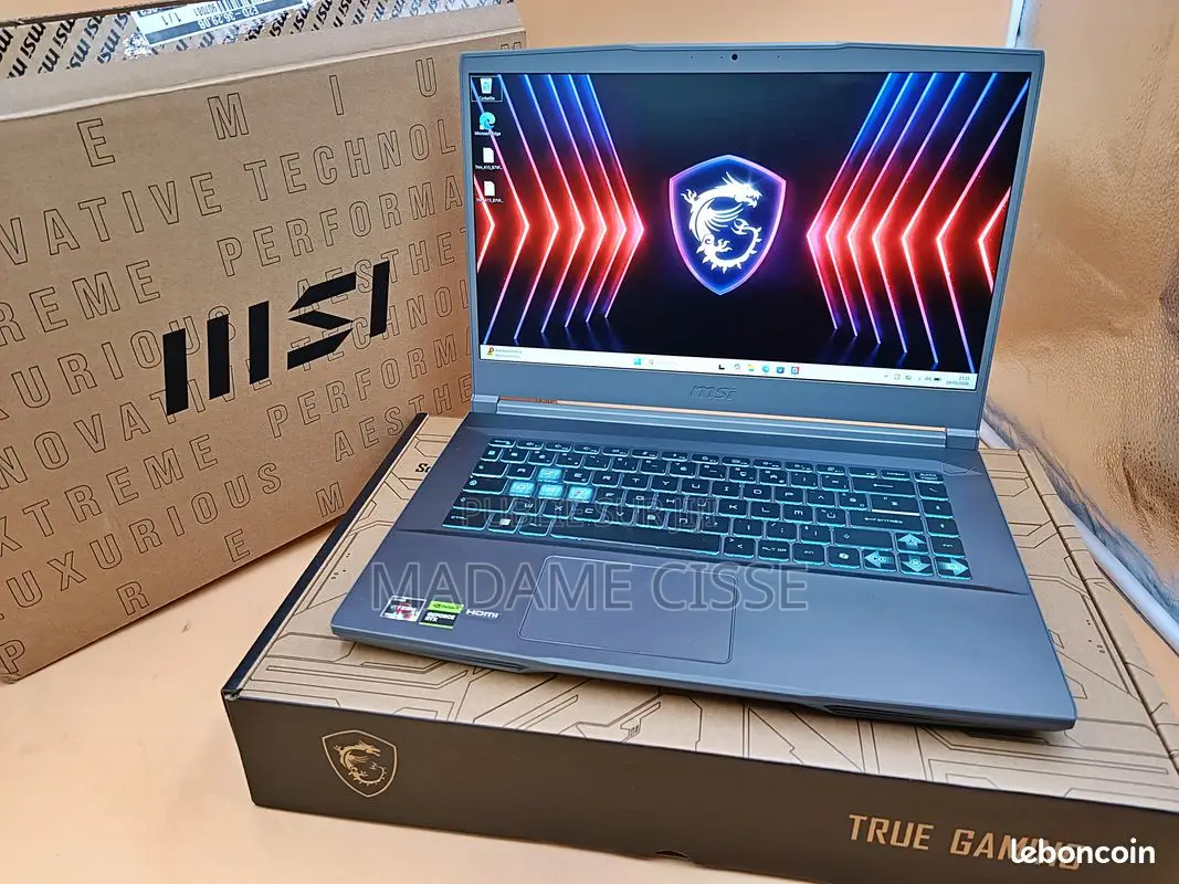 Nouveau Ordinateur portable MSI GF75 Thin 16GB AMD Ryzen 7 SSD 512GB