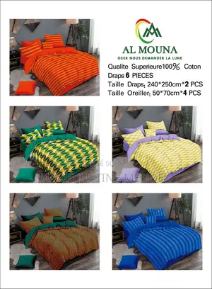 Draps 6 Pièces