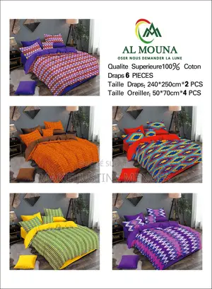 Draps 6 Pièces