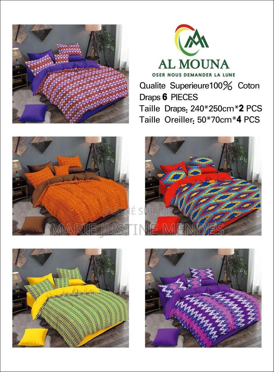 Draps 6 Pièces
