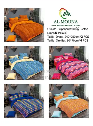 Draps 6 Pièces