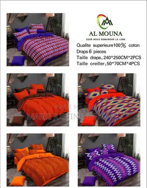 Draps 6 Pièces