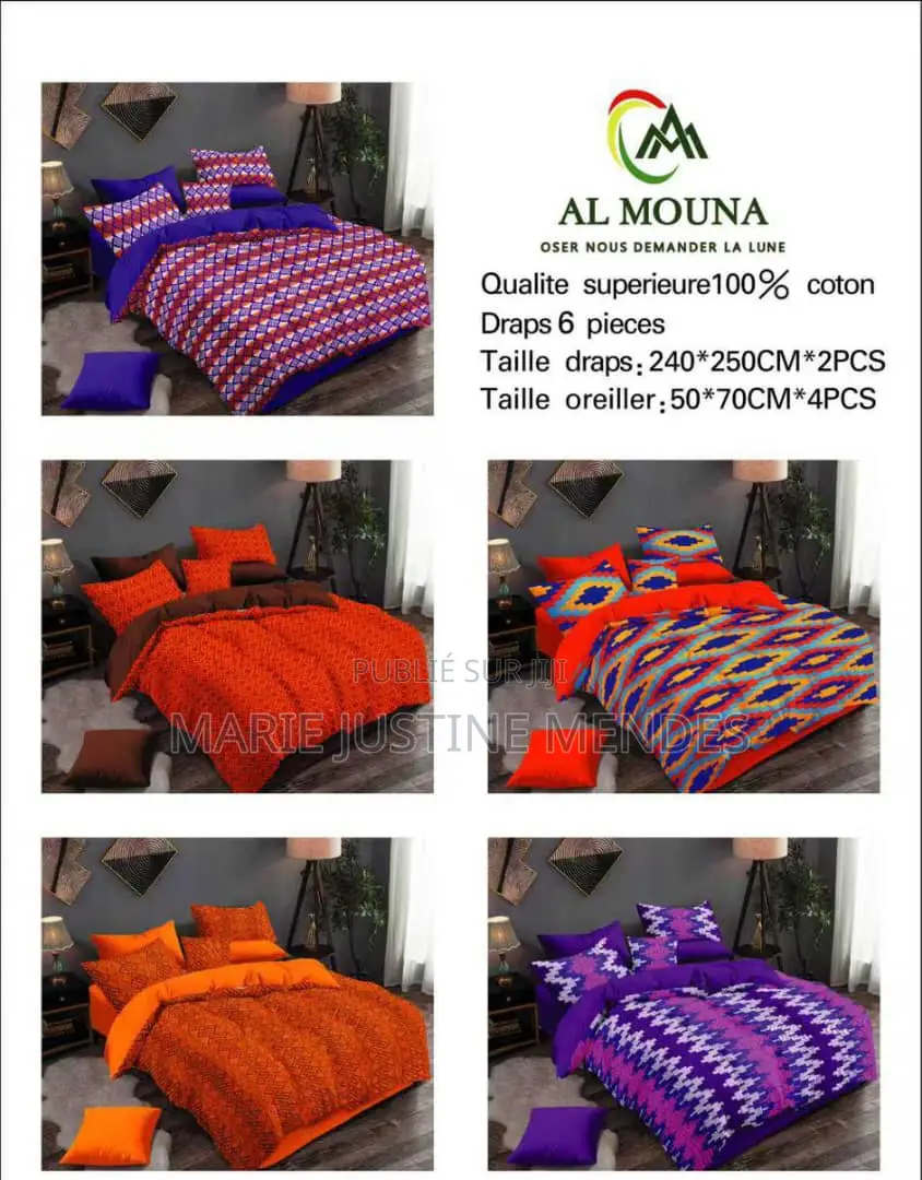 Draps 6 Pièces