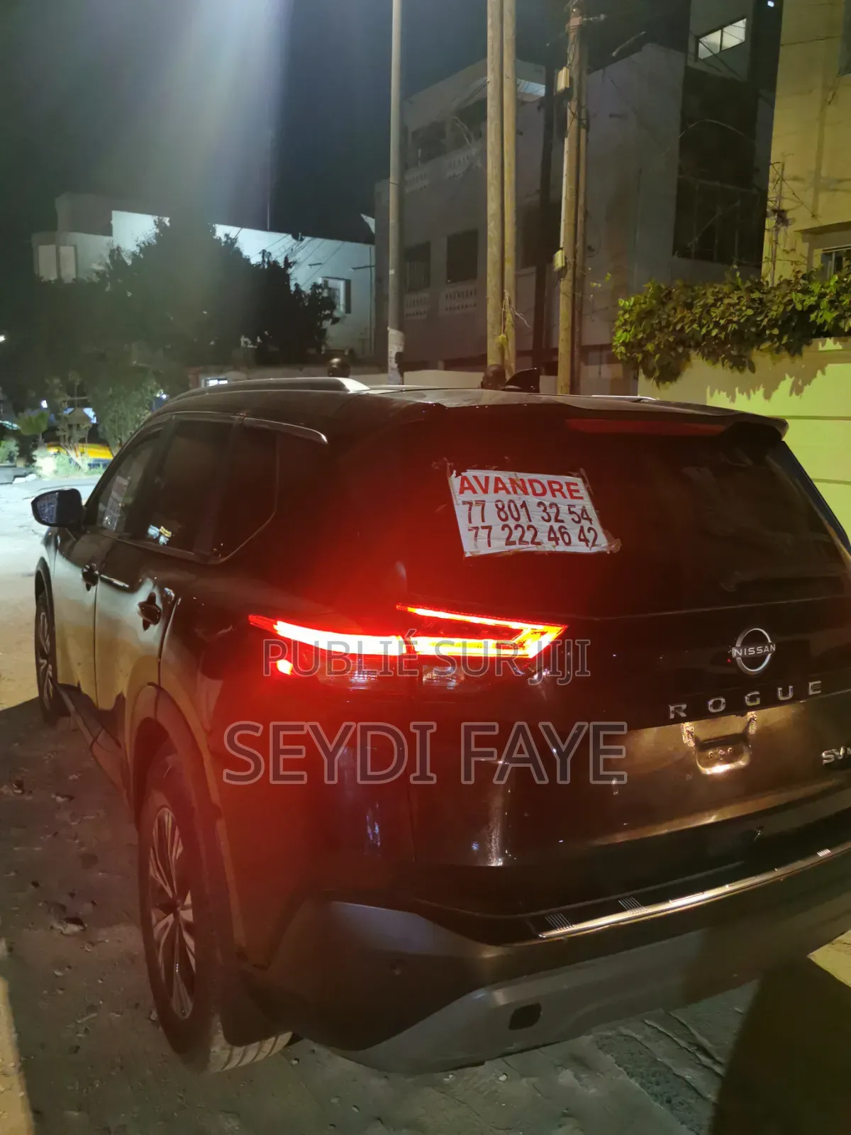 Nissan Rogue SV 2023 Noir