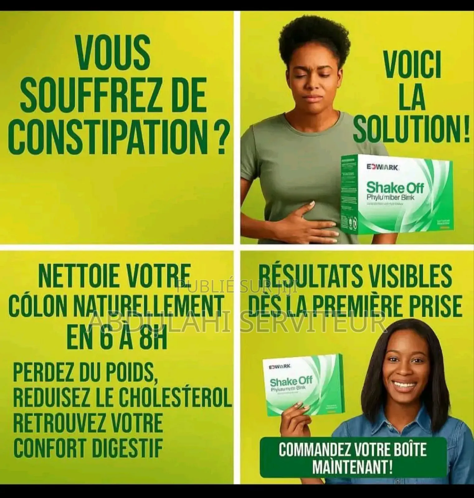 Shake OffNettoie l'Intérieur Du Corps