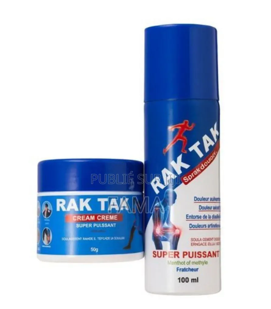 Crème Rak Tak Et Spray Rak Tak