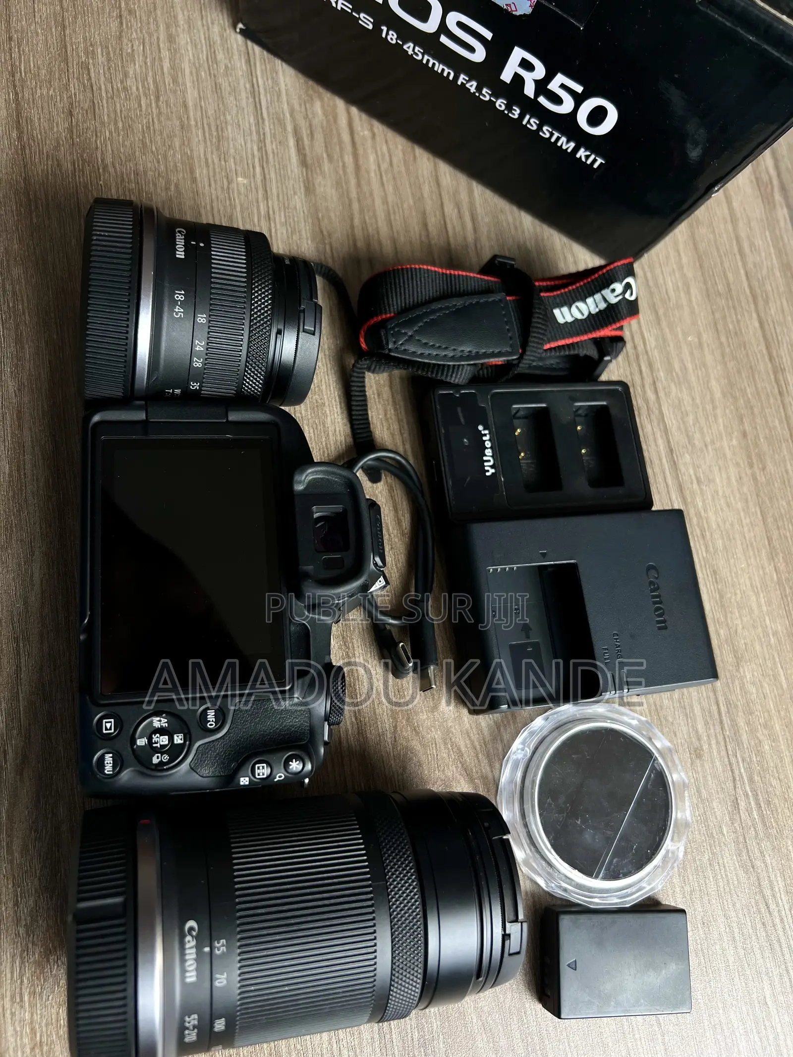 Canon Eos R50 + Objectif 18-45 Mm + 55-210 Mm Is STM