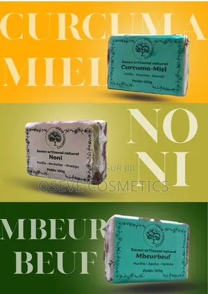 Savon Curcuma Miel, Noni, Mbeurbeuf
