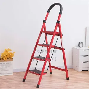 Échelle en Métal Escabeau 4 Et 5 Marches Pliable