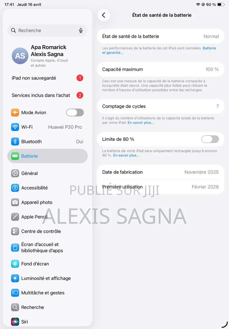 Apple iPad (2025) 128 GB Gris