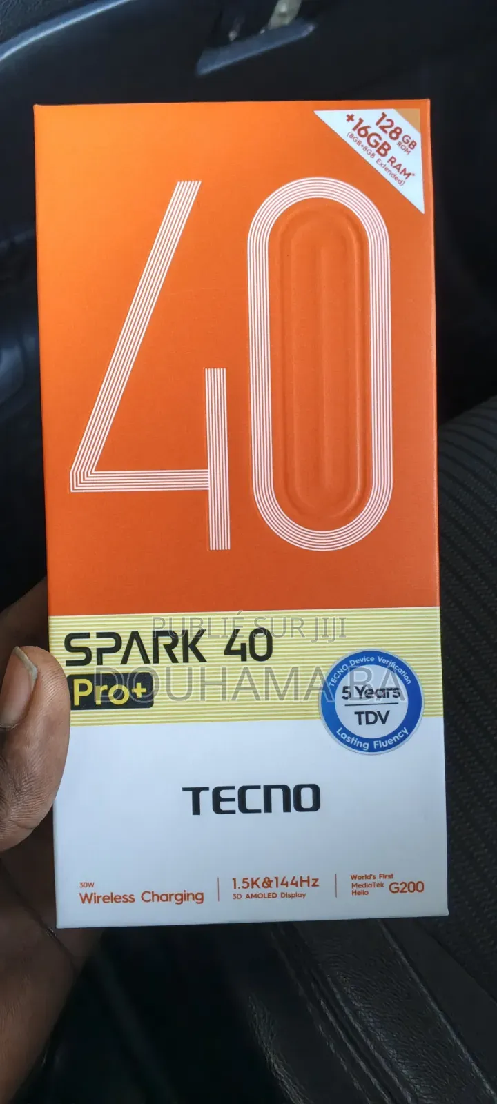 Nouveau Tecno Spark 40 Pro+ 128 GB Vert