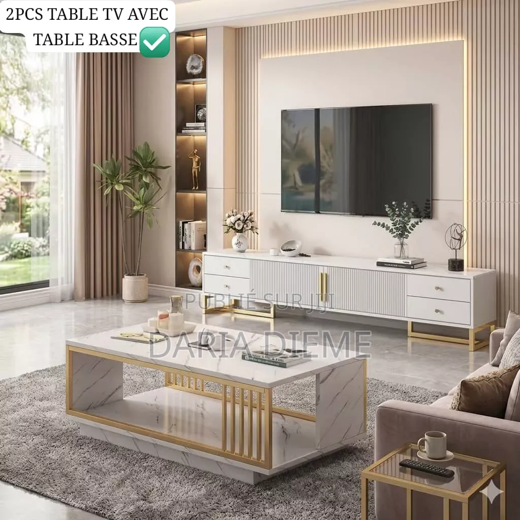 Table Tv Plus Table Basse