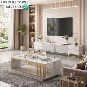 Table Tv Plus Table Basse
