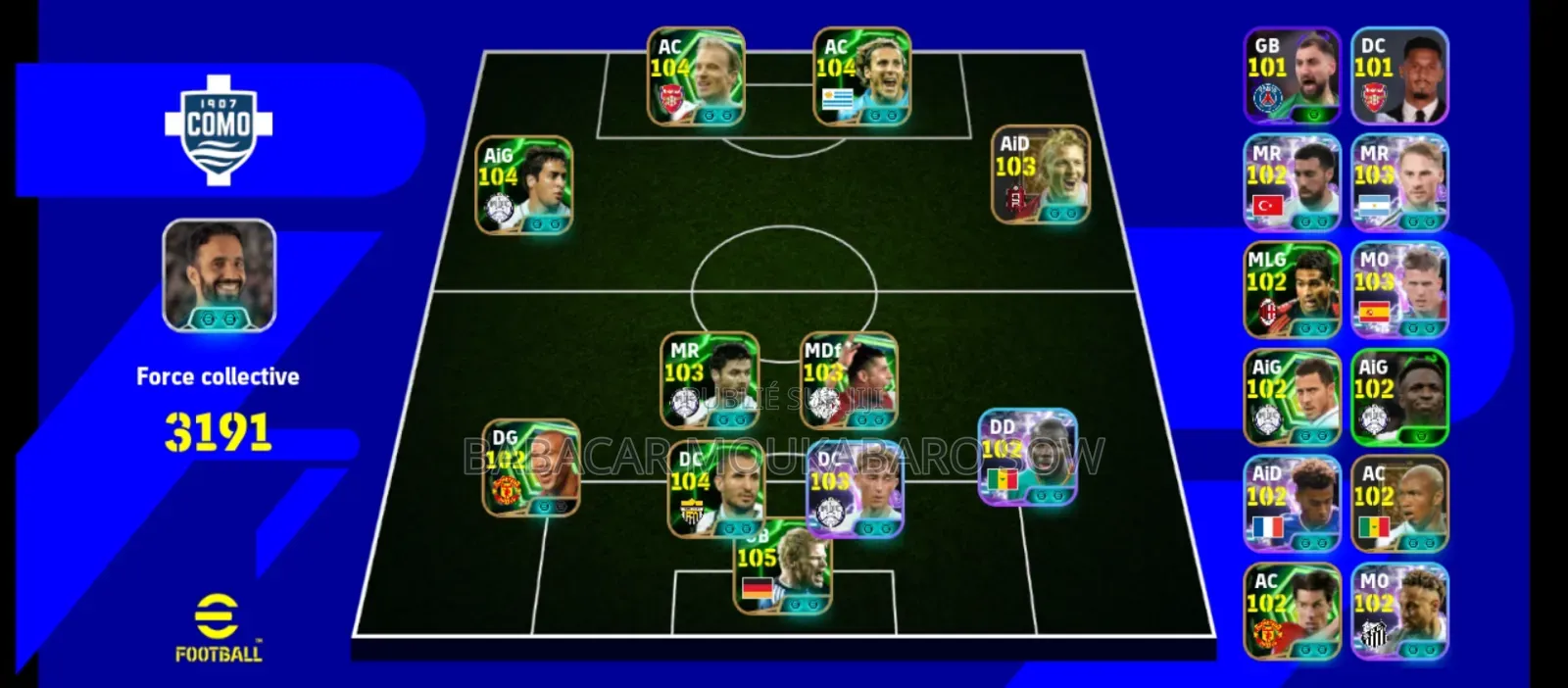 Compte Efootball