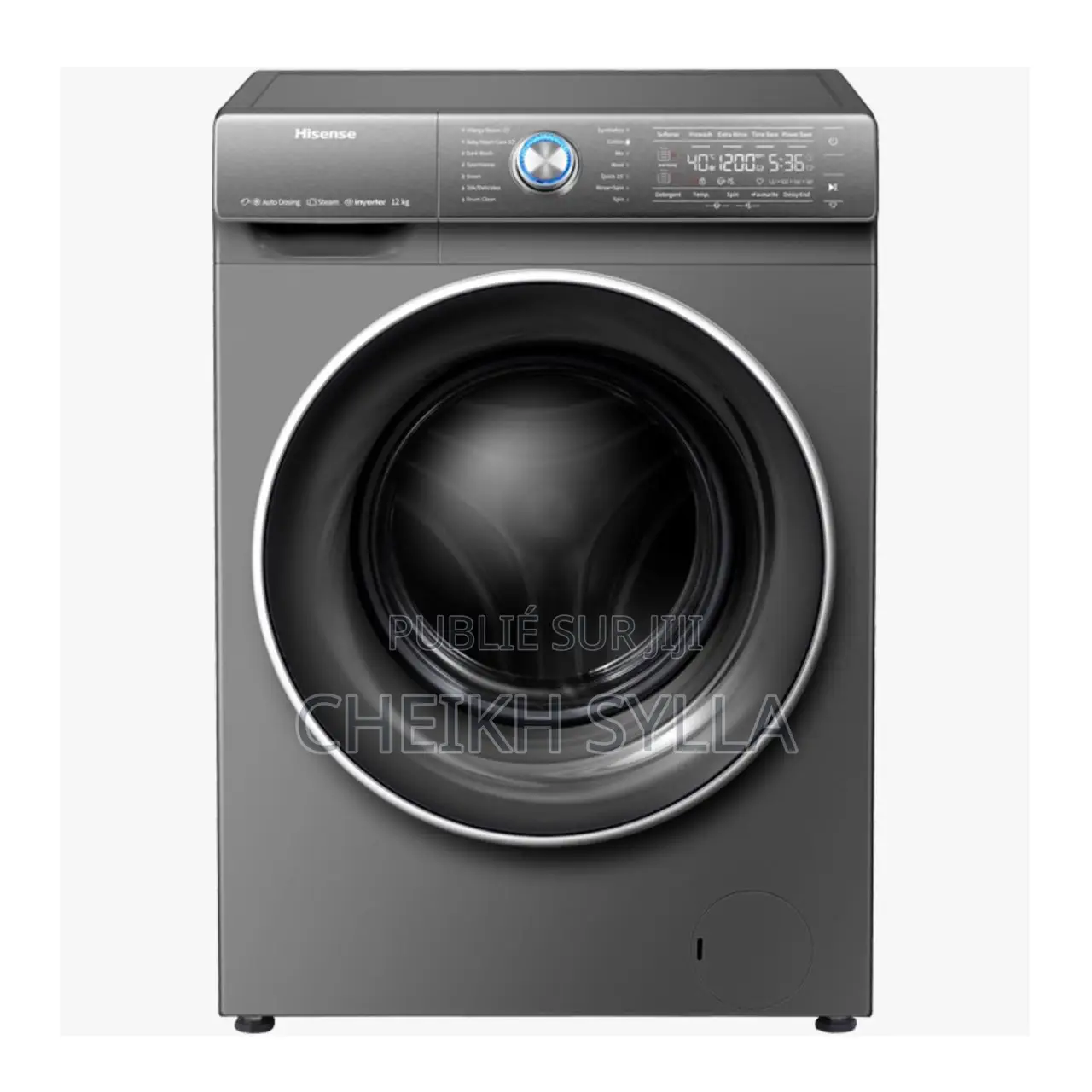 Machine À Laver Hisense 12kg Inverter Avec Wifi