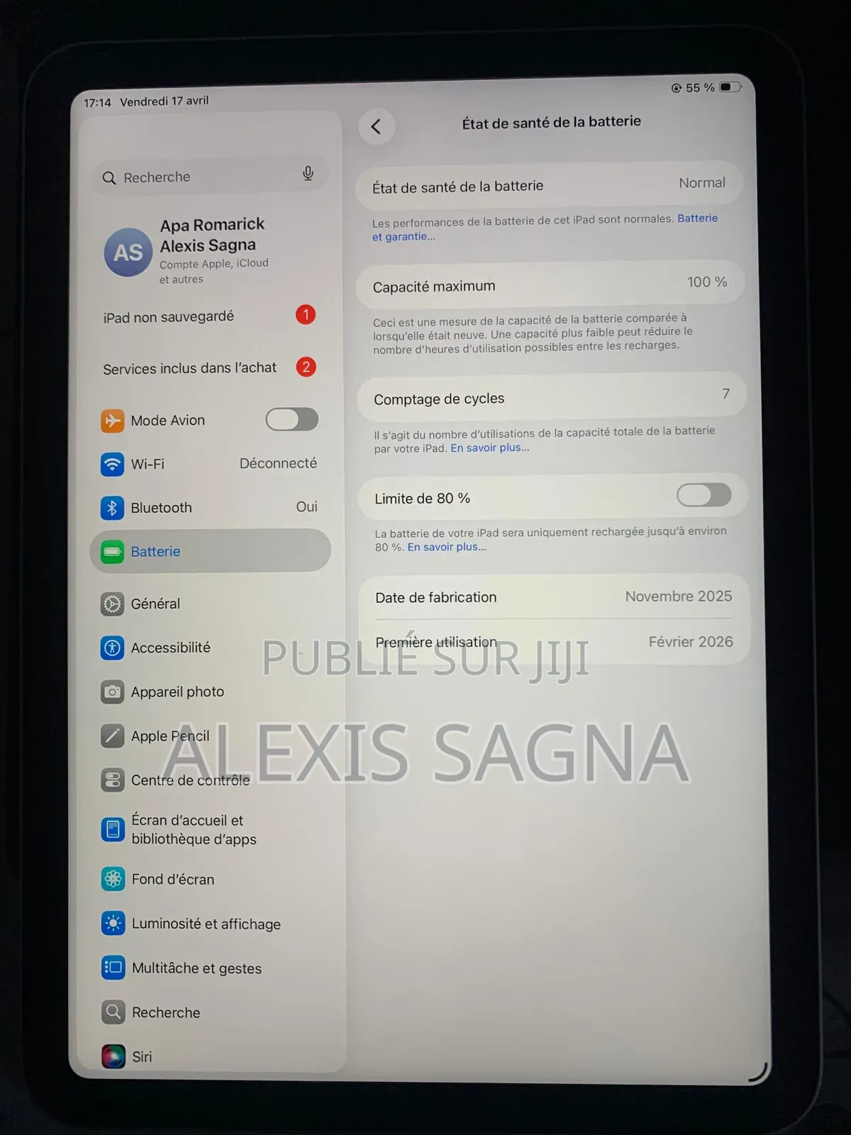 Apple iPad (2025) 128 GB Gris