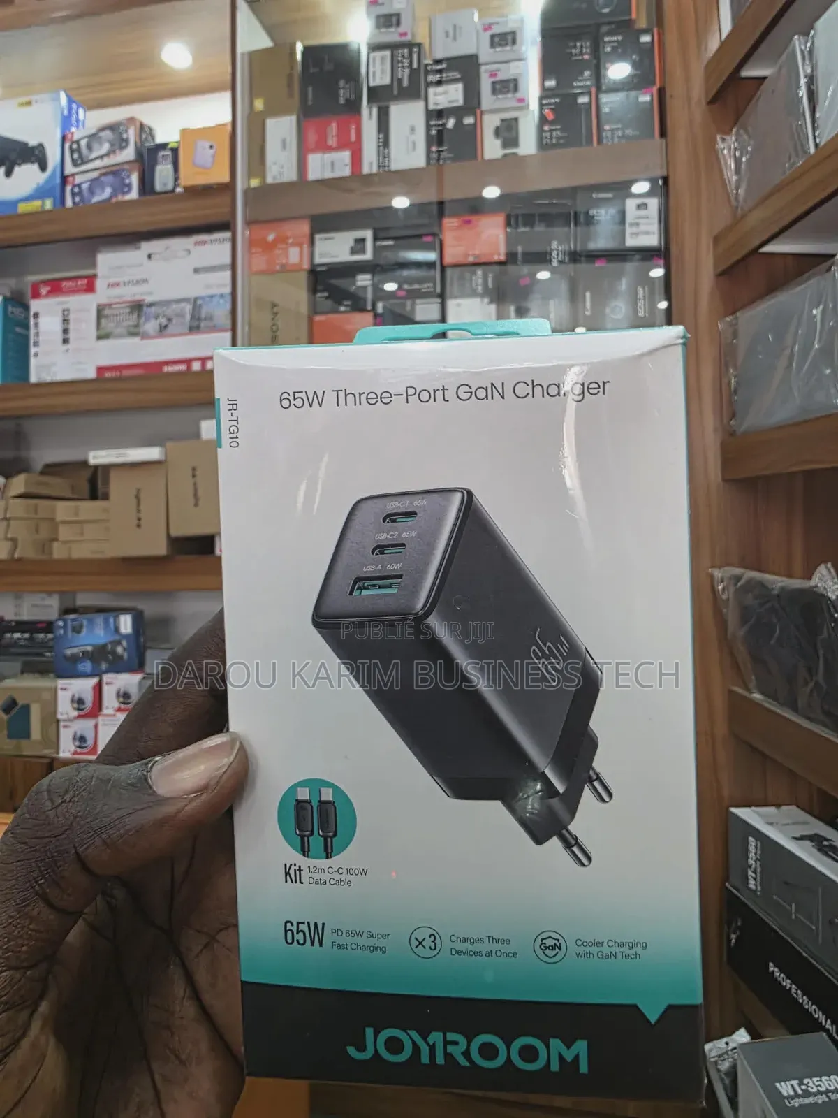 Chargeur 64w Rapide Plus Cable 1.2m = 25 000fr