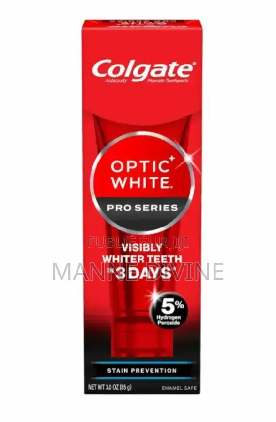 Colgate Optic White Pro = Éclat Intense & Correction Des Taches