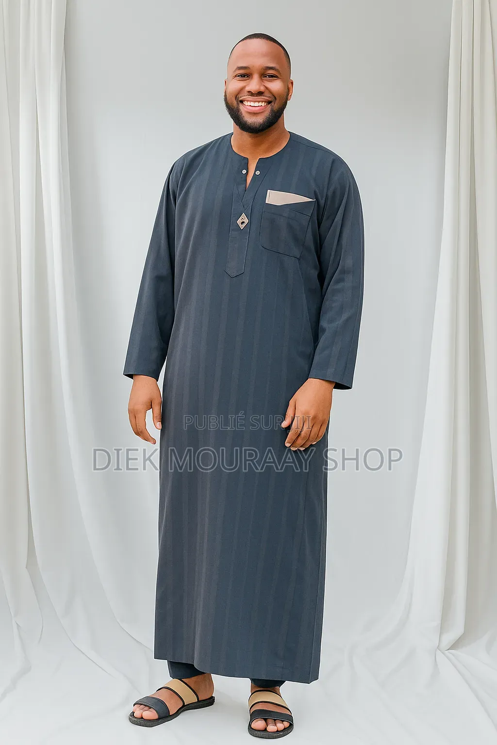 Abaya Vip Longue Manches Avec Pantalon